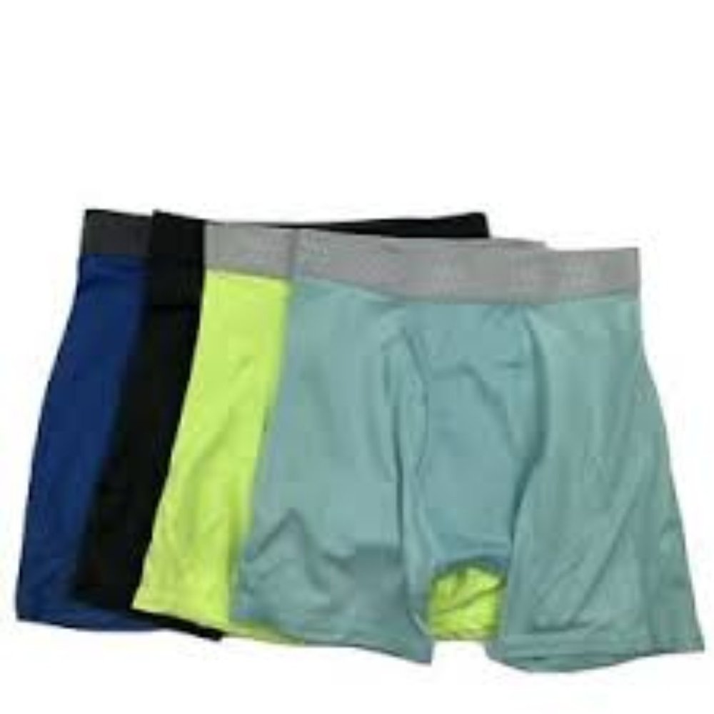 All in Motion™ Blue Boys' 3pk Mesh Boxer Briefs